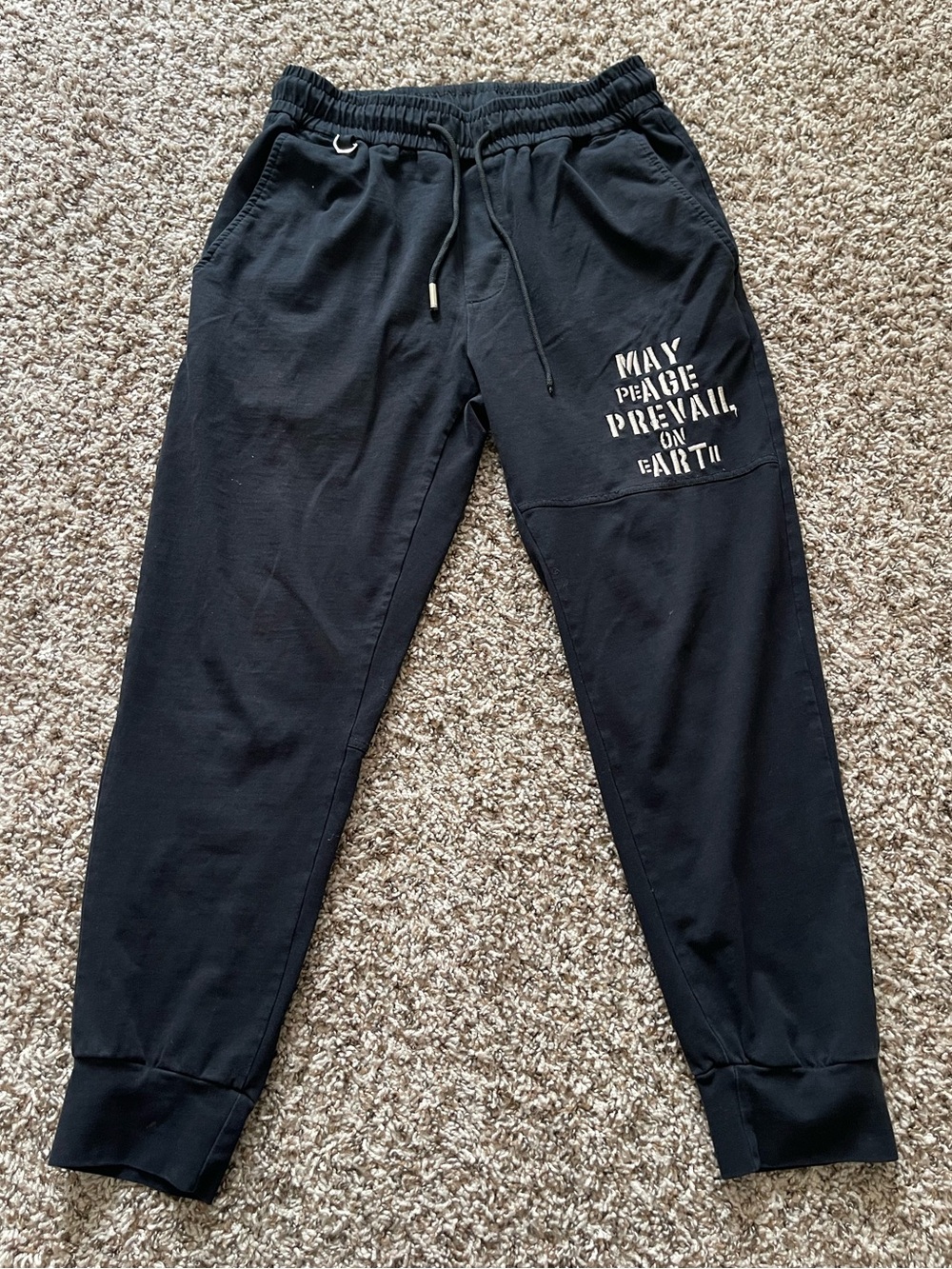 Mastermind World Black Skull Logo Joggers Track Pants Size‎ 50 (US L) Japan